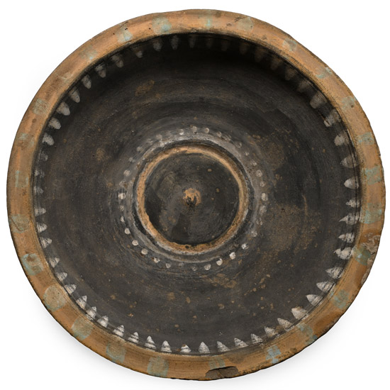 Etruscan Painted Terracotta Dish