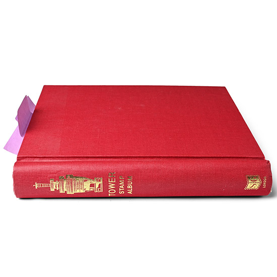 Loose Leaf Red Tower Album of World Stamps
