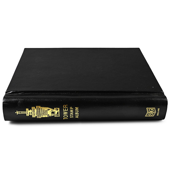 Loose Leaf Black Tower Album of World Stamps