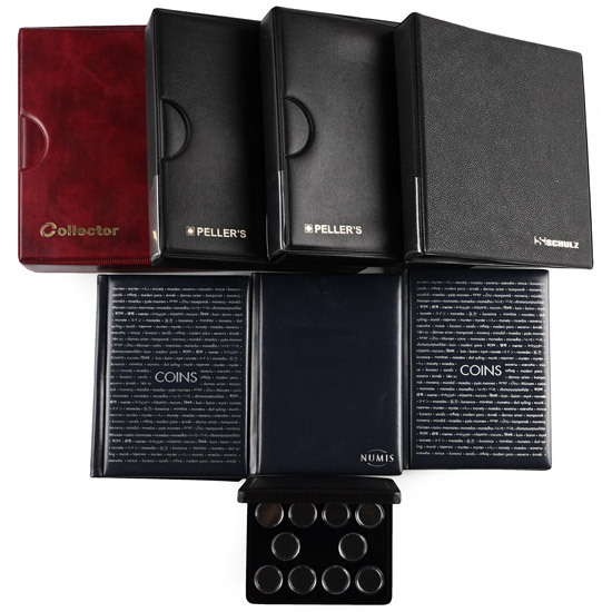 Group of Eight [8] Coin Albums and Coin Case.