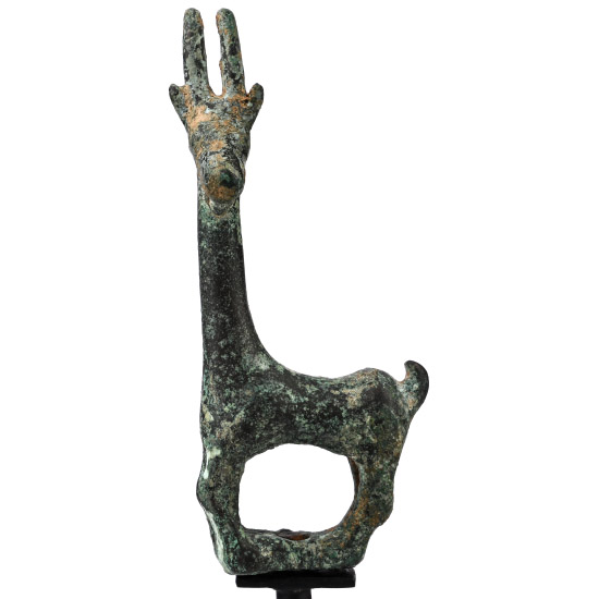 Luristan Bronze Antelope Statuette