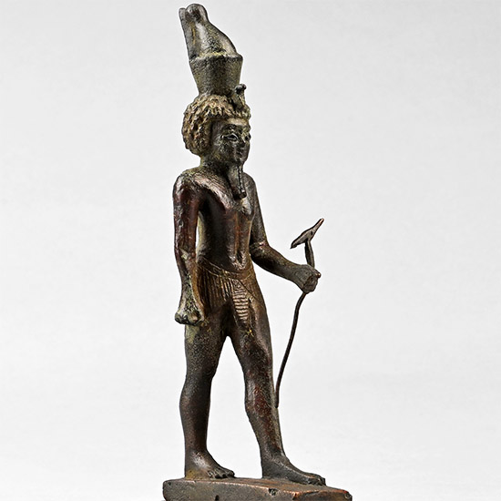 Egyptian Bronze Statuette of the God Neferhotep