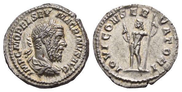 Macrinus AR Denarius.