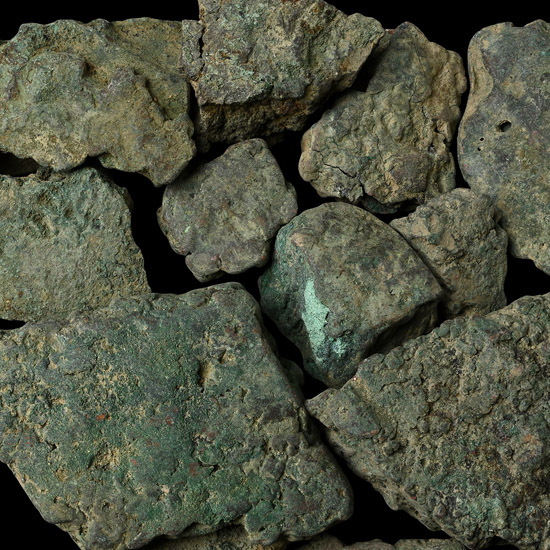 Bronze Age Smiths Pancake Ingot Fragment Group