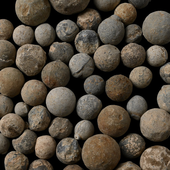 Post Medieval Lead Musket Ball Group