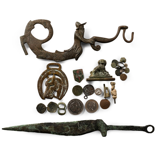 Medieval Period and Other Bronze and Other Artefact Group