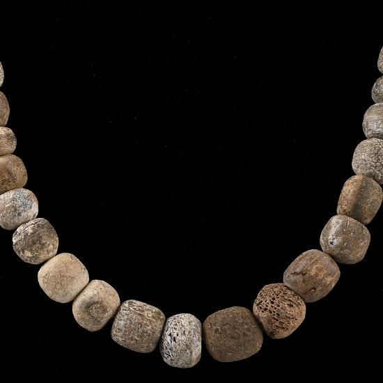 Woolly Mammoth Bone Bead Necklace String