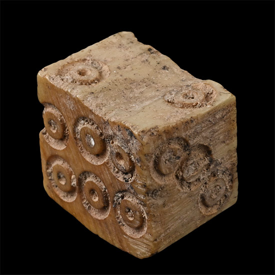 Roman Bone Gaming Die