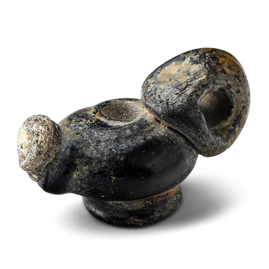 Roman Ceramic Miniature Oil Lamp Pendant