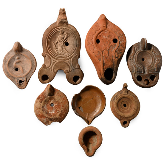 Roman Terracotta Oil Lamp Collection
