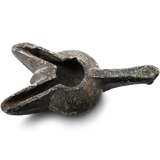 Large Medieval Stone Oil Lamp