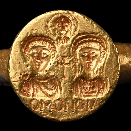 Byzantine Gold Marriage Ring