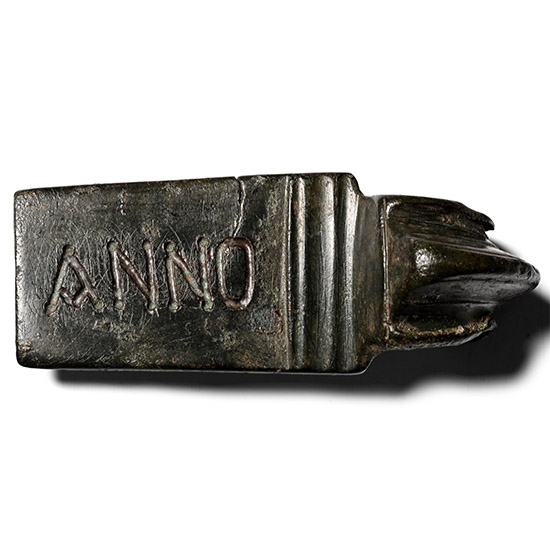 Roman Military Belt Clasp Engraved ANNO