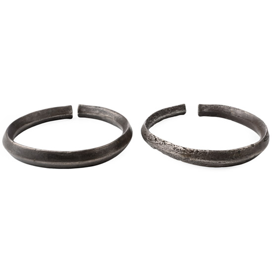 Greek Undecorated Silver Bracelets