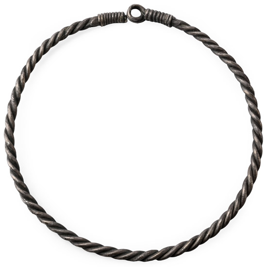 Viking Age Silver Twisted Troc