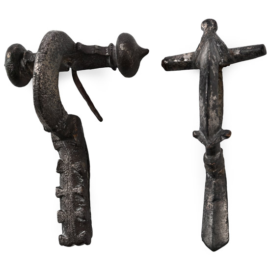Roman Silvered Bronze Crossbow Brooch Group