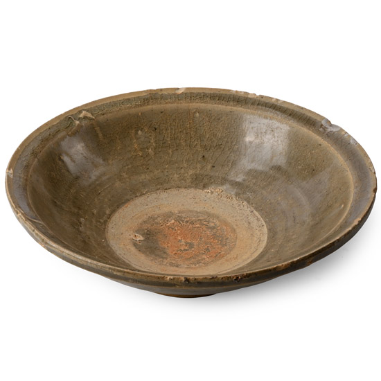Chinese Tang Green Glazed Bowl
