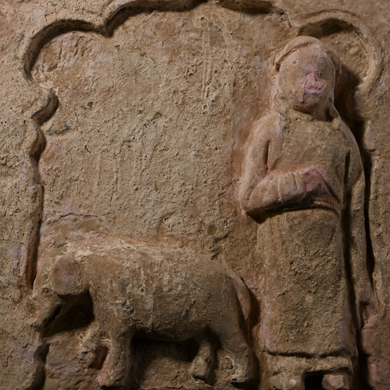 Chinese Song Terracotta Tile with a Sow