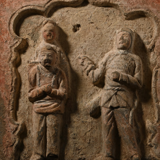 Chinese Song Terracotta Figural Tile