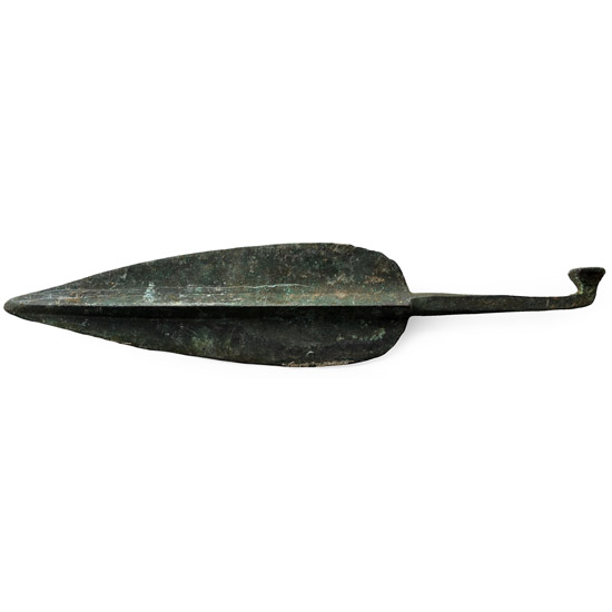 Western Asiatic Bronze Tanged Spearhead