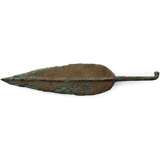 Luristan Bronze Tanged Spearhead