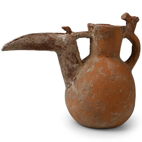 Amlash Zoomorphic Terracotta Pouring Vessel