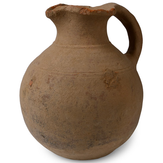 Western Asiatic Terracotta Jug with Trefoil Mouth