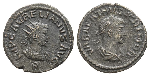 Aurelian, with Vabalathus BI Antoninianus.