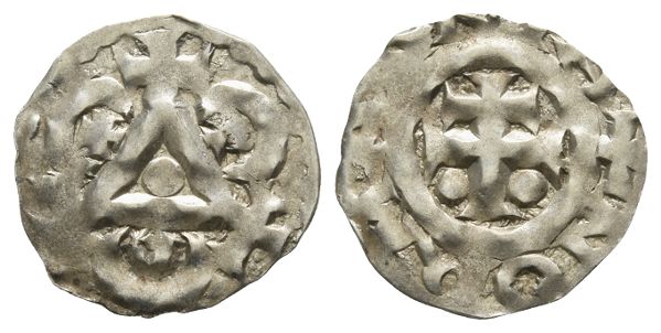France, Provincial. Normandie, Guillaume II le Conquérant (William the Conqueror) AR Denier.