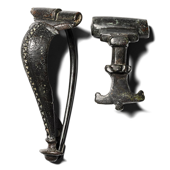 Roman Bronze Brooch Group