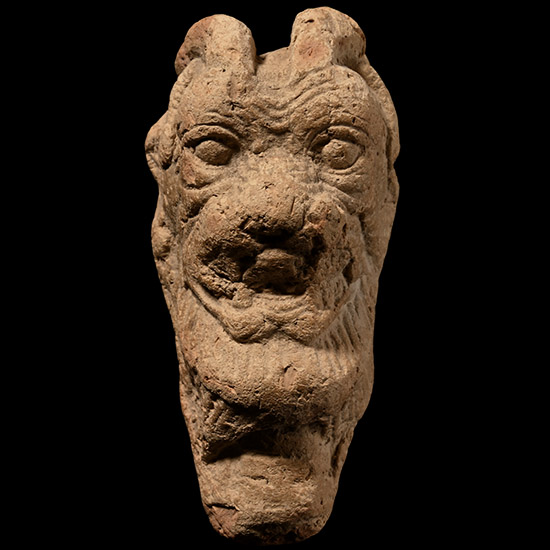 Neo-Assyrian Terracotta Head of Pazuzu