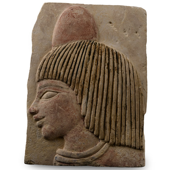 Egyptian Style Relief of a Young Female