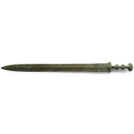 Chinese Han Style Bronze Sword