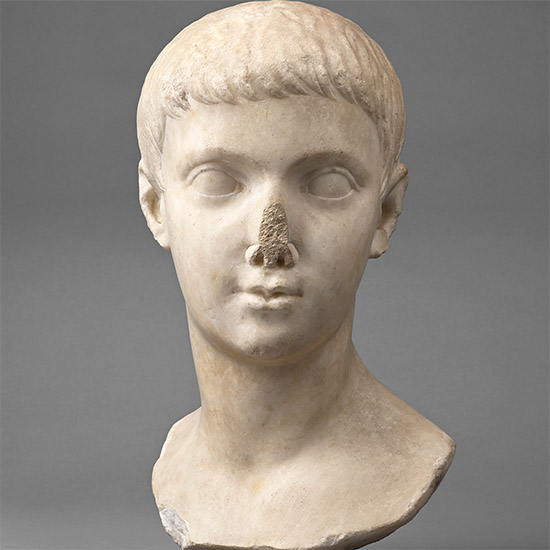 Roman Marble Portrait of Drusus the Younger