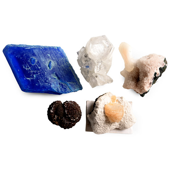 Mixed India and USA Crystal and Mineral Specimen Group