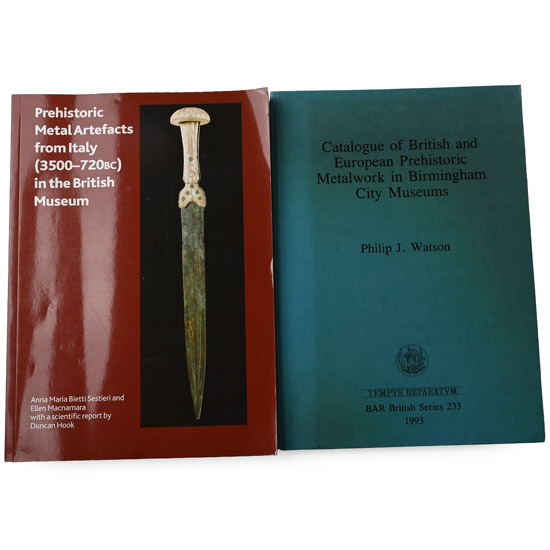 Catalogues of British and European Prehistoric Metalwork - 2 Titles