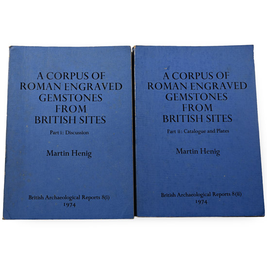 A Corpus of Roman Engraved Gemstones from British Sites, Part I & II - 2 Titles