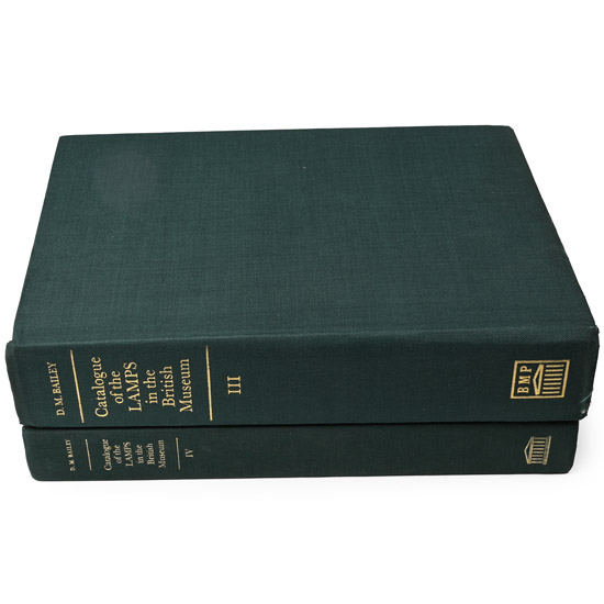 A Catalogue of Lamps in the British Museum, Volumes III & IV - 2 Titles