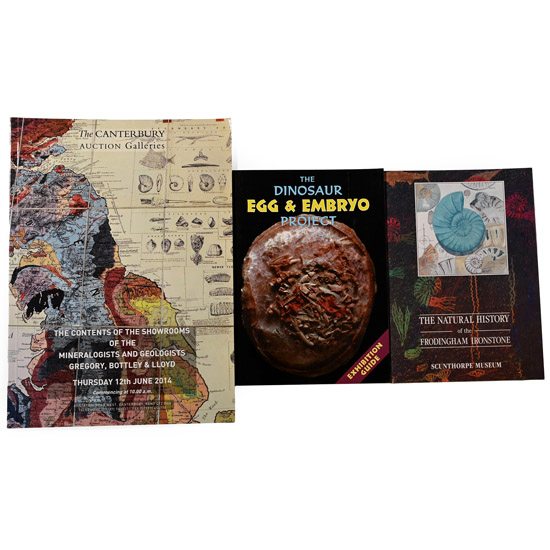 Books and Catalogues on Fossils and Natural History - 3 Titles