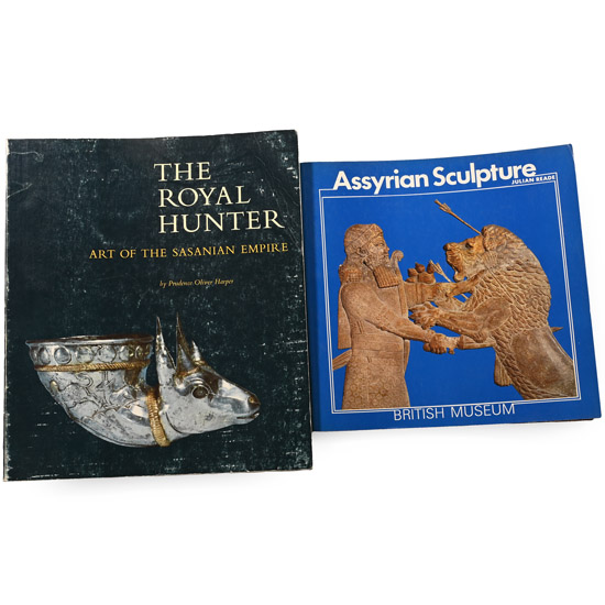 Books on the Sasanian Empire and Assyrian Sculpture