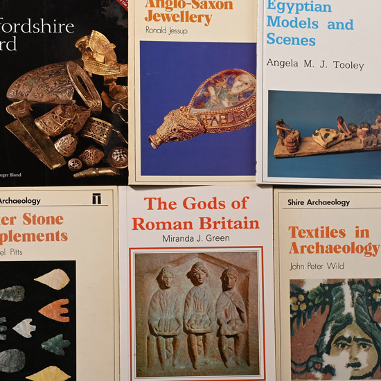 Shire Archaeology Books and The Staffordshire Hoard - 6 Titles