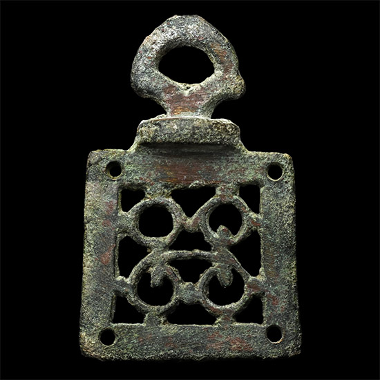 Roman Bronze Openwork Mount