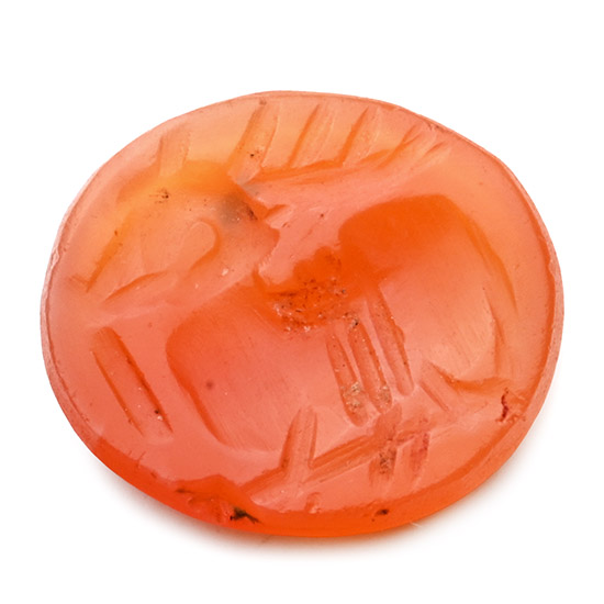 Eastern Roman Carnelian Gemstone with Stag