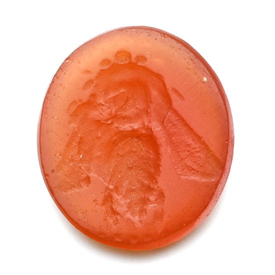 Roman Carnelian Gemstone with Bee