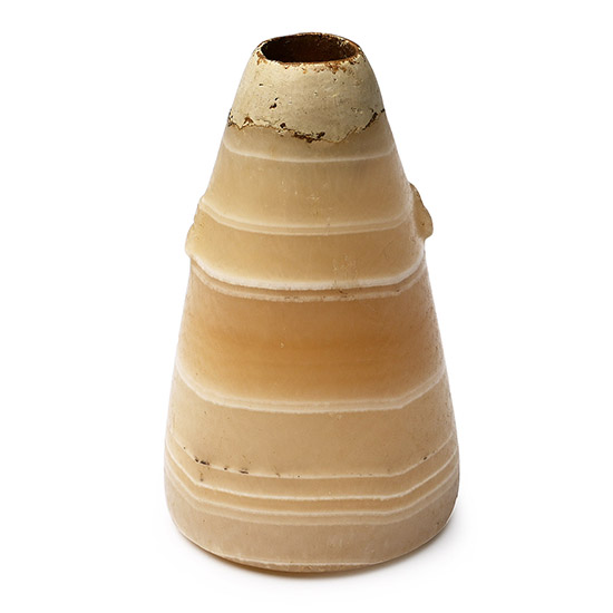Egyptian Banded Agate Kohl Pot