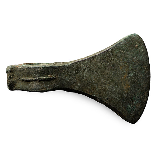 Large Heavy Luristan Bronze Axehead