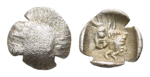 Caria, Uncertain mint D AR Tetartemorion.