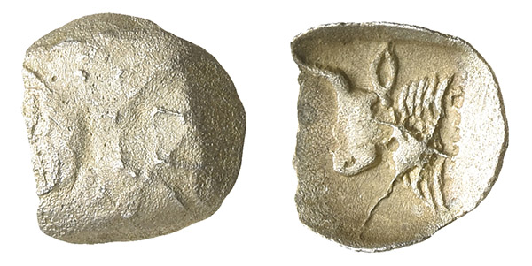 Caria, Uncertain mint D AR Tetartemorion.