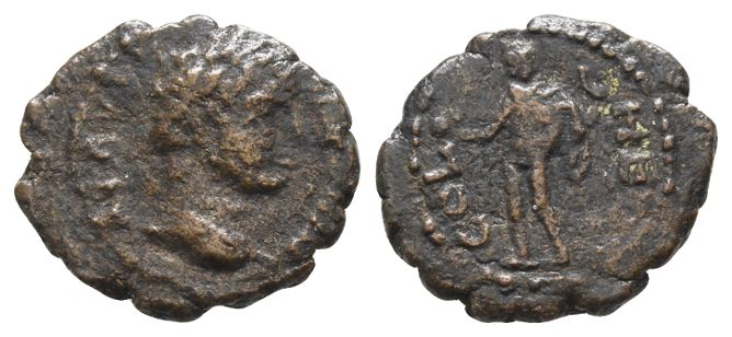 Caracalla AE 19mm of Heliopolis, Coele-Syria.
