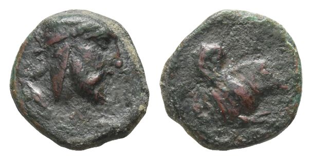 Mysia. Kisthene, Pharnabazos AE 12mm.